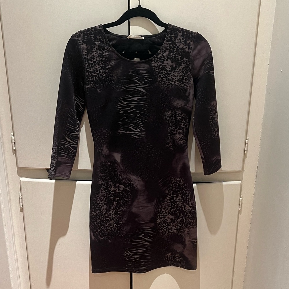 Patterned Bodycon Dress